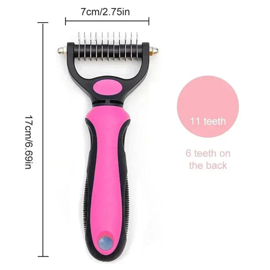Brush Cat Comb Self Cleaning Hair Remover Grooming Tools