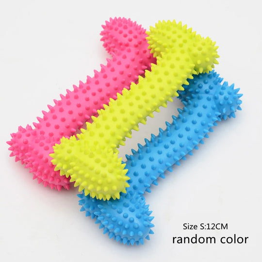 Pet Toys for Small Dogs Rubber Resistance To Bite Dog Toy Teeth Cleaning