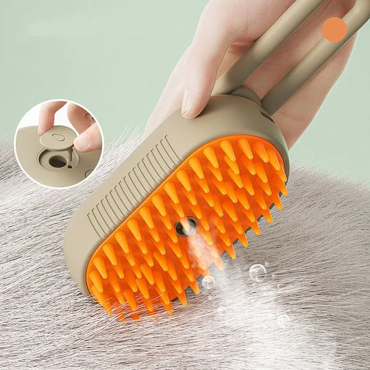Pet Cat Grooming Comb with Electric Spray Water Steam