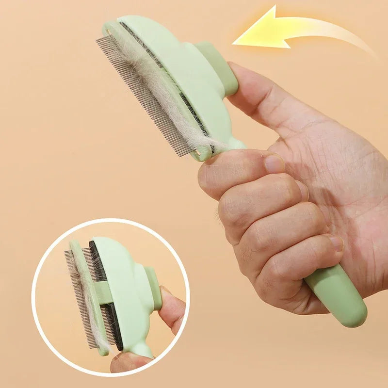 Pet Cat Comb Cat and Dog Hair Removal Brush Cleaning Hair