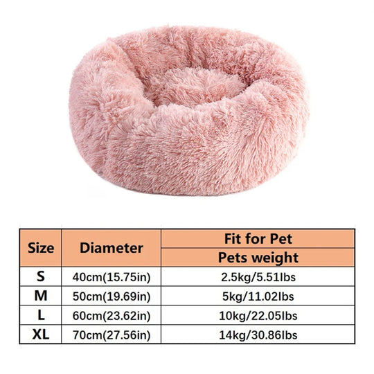 Soft Pet Cat Bed Pad Plush Warm Faux Fur D