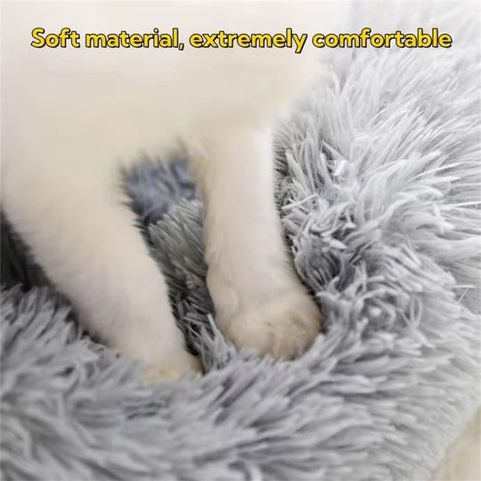 Soft Pet Cat Bed Pad Plush Warm Faux Fur D