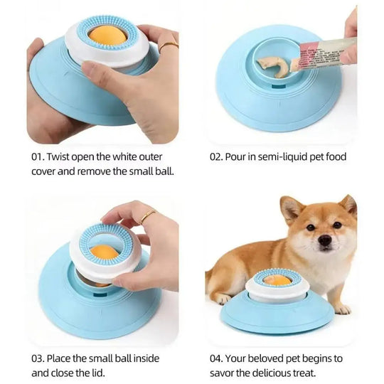 Pets Lick Toys Tray Interactive Dog Toys Slow Feeder Food Dispenser For Puppy Training Enrichment Cat Feeding Crate Pet Supplies