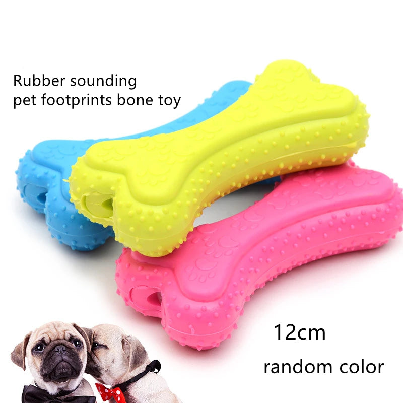 Pet Toys for Small Dogs Rubber Resistance To Bite Dog Toy Teeth Cleaning
