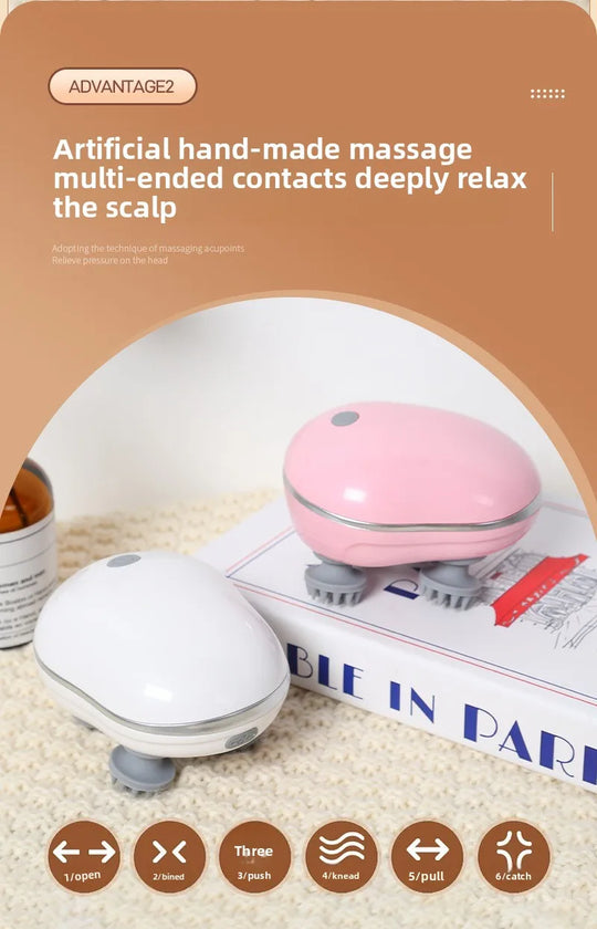 Pet Electric Head Massager Instrument Multi-functional Charging