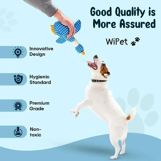 Chew Toy Bite Resistant Teeth Cleaning Interactive Stuffed Molar Pet Play Toys