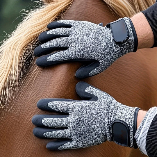 Horse Grooming Gloves Shedding Brush Pet Hair Remover