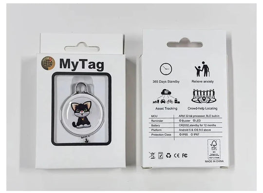 Pet Anti Lost GPS Tracker Bluetooth Compatible Real Time Tracking Smart Wearable Waterproof Locator for Dog Cat Collar Find