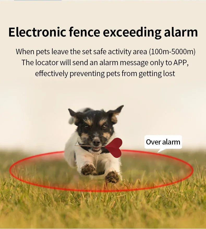 Pet Collar Mini GPS Tracker, GSM Wifi LBS Anti-lost Tracker Pet Location Collar IP67 Waterproof for Pet Dog Cat Sheep Tracking