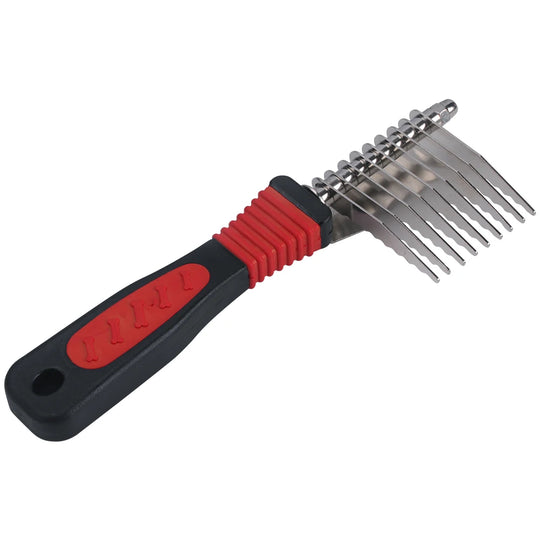 1Pcs Pet Undercoat Hair Dog Grooming Brush Dematting Fur Rake Comb Brush Tool Dog and Cat Comb for Detangling Matted or Knotted