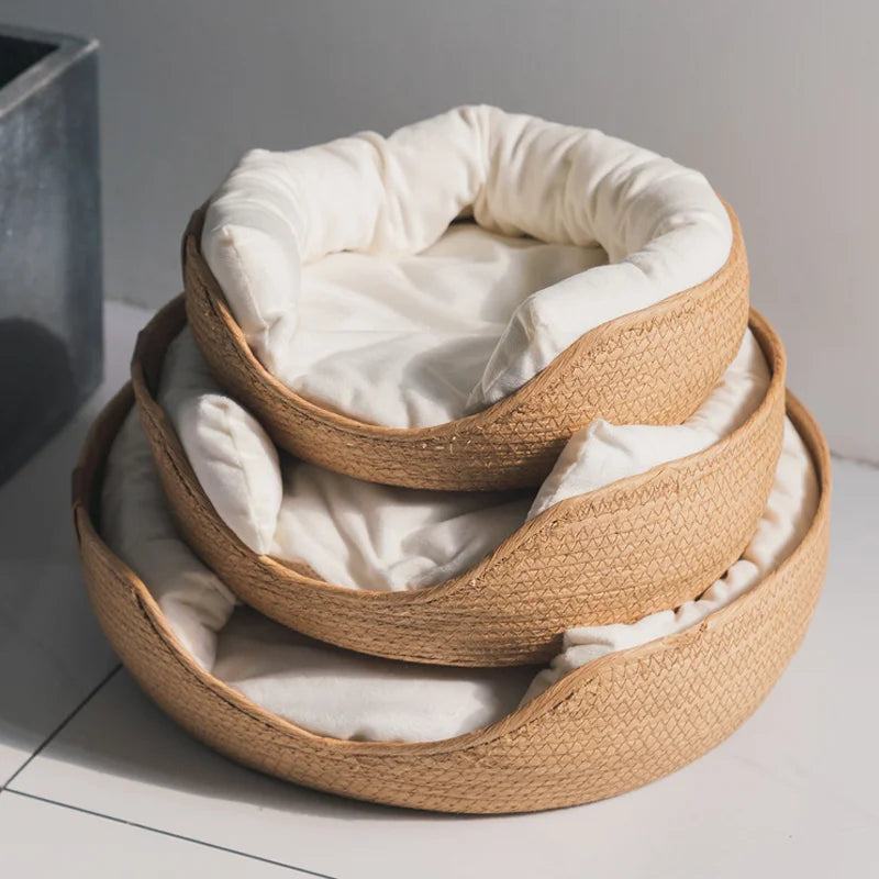 Nest Baskets Waterproof Removable Cushion Sleeping Bag Pet Bed