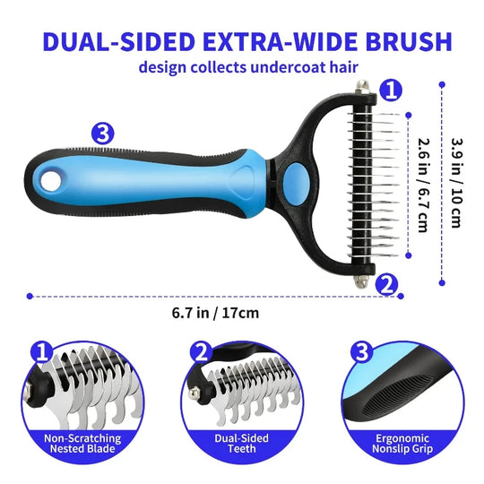 Brush Cat Comb Self Cleaning Hair Remover Grooming Tools