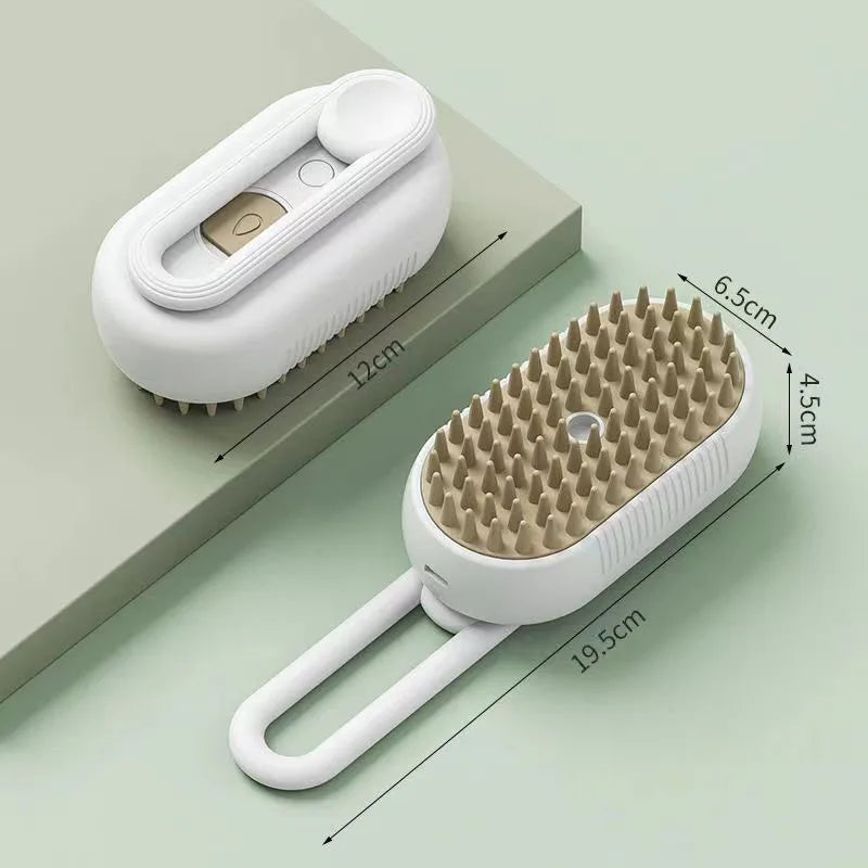Pet Cat Grooming Comb with Electric Spray Water Steam