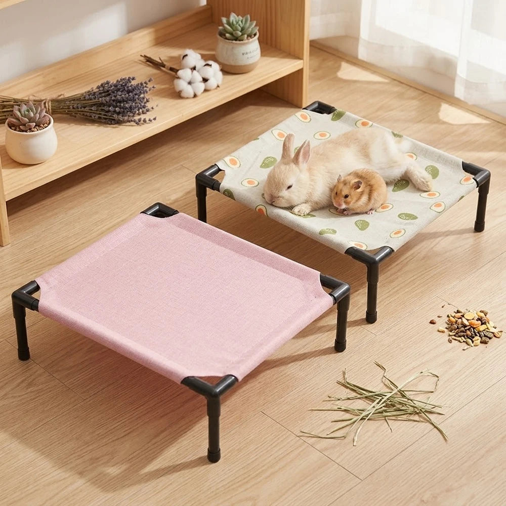 1PC Elevated Pet Bed Raised Small Animal Bed Breathable Washable