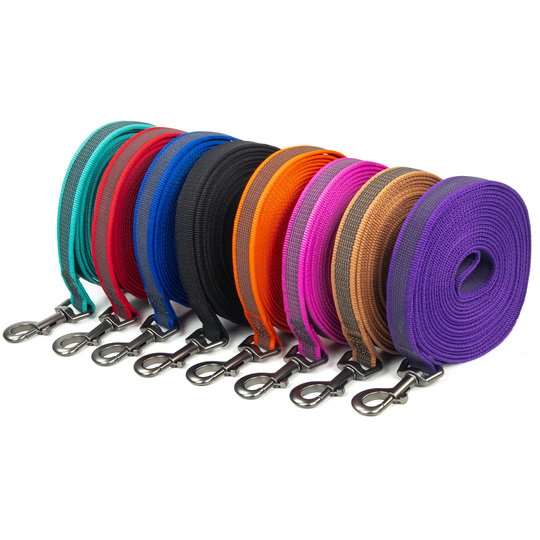 Medium Small Long Dog Leash Latex Silk Easy and Convenient Training