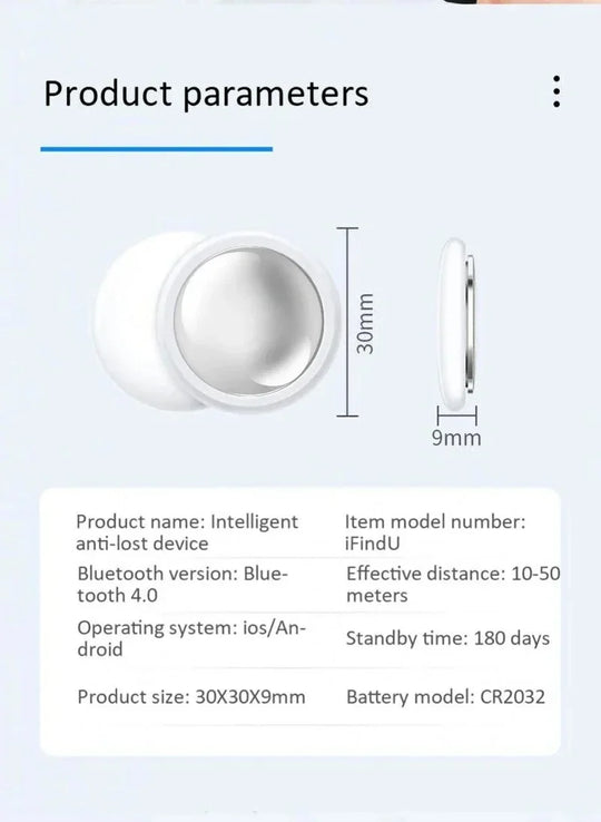 Mini Gps Tracker System  Smart Bluetooth Locator