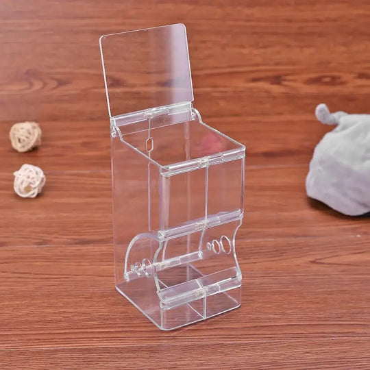 Pet Hamster Rabbit Squirrel Food Dispenser Feeder Plastic