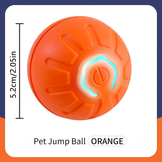 Electronic Interactive Pet Toy Moving Ball USB Automatic Moving Bouncing for Puppy