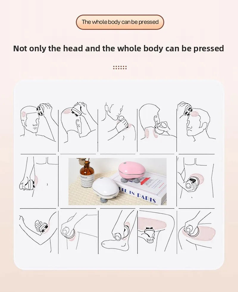Pet Electric Head Massager Instrument Multi-functional Charging