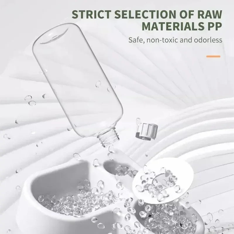 New Automatic Double Set Suitable for Cats and Dogs Drinking Pet Bowl Moisture-proof