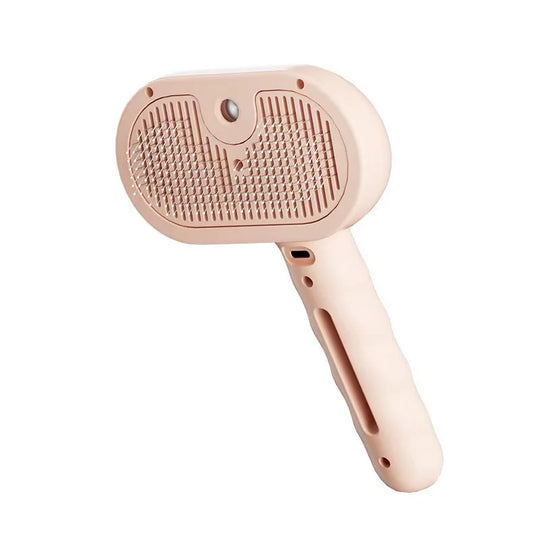 Steamy Dog Brush Electric Spray Cat Hair Brush 3 in1
