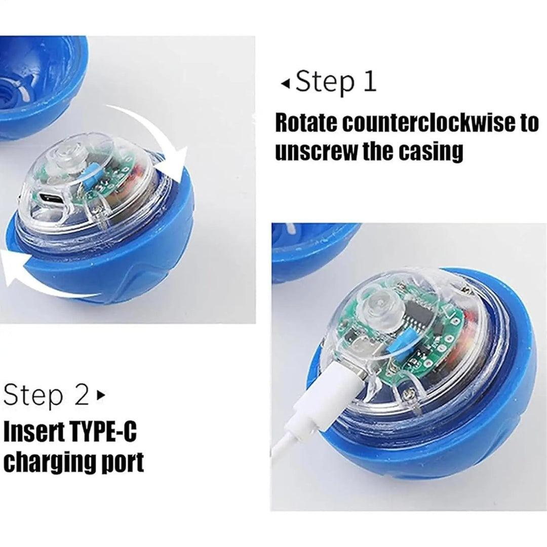Pet Toy Ball Electric Interactive Game Gravity Sensor Smart Jumping Rolling Ball Automatic Moving Puppy Cat Entertainment Toys