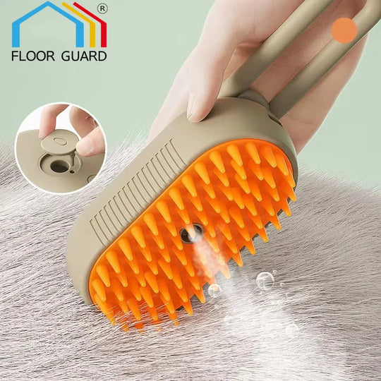 Pet Cat Grooming Comb with Electric Spray Water Steam