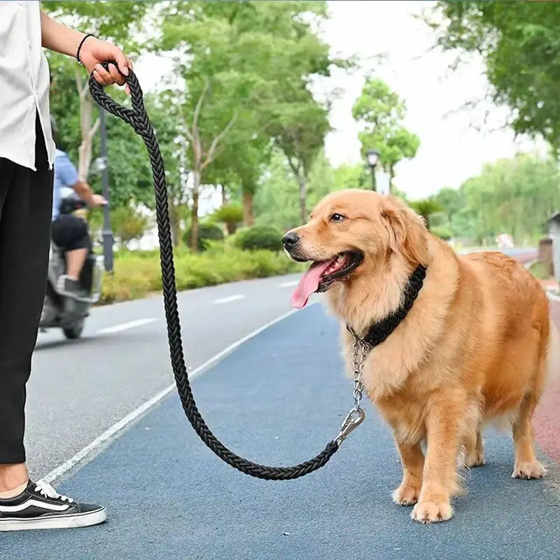 Dog Leash for Efective Training and Comfortable Walking Strong and Durable Braid Suitable for Large Dogs Dog Training Leash