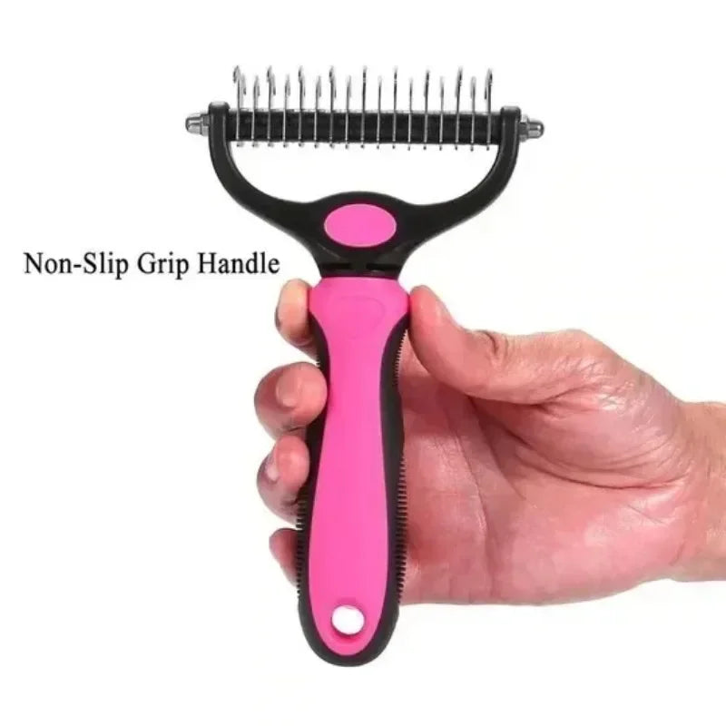 Brush Cat Comb Self Cleaning Hair Remover Grooming Tools