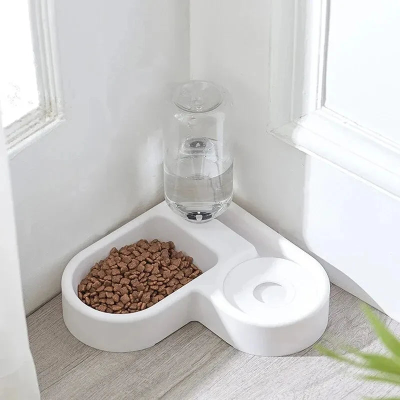 New Automatic Double Set Suitable for Cats and Dogs Drinking Pet Bowl Moisture-proof