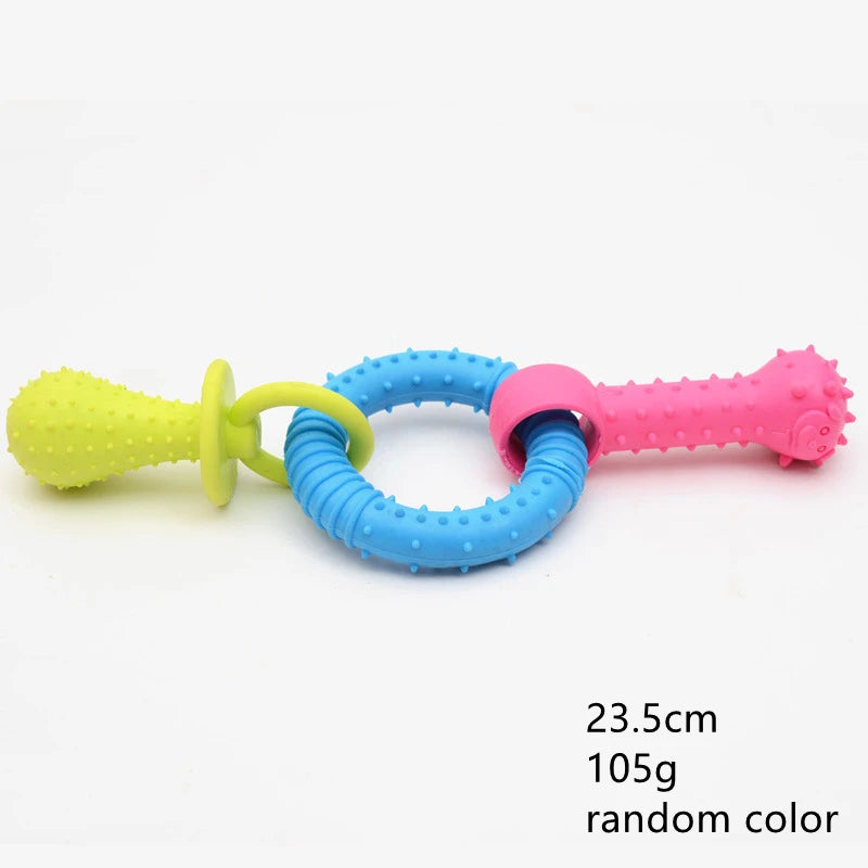 Pet Toys for Small Dogs Rubber Resistance To Bite Dog Toy Teeth Cleaning