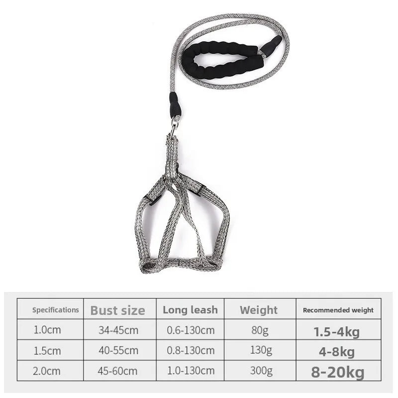 Dog leash, Retractable Harness, Dog Walking Rope
