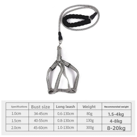 Dog leash, Retractable Harness, Dog Walking Rope